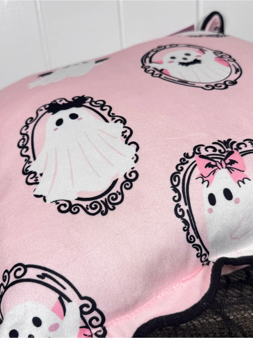 NEW The Halloween Shop Ghost Portraits Halloween Pillow